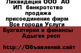 Ликвидация ООО, АО, ИП, банкротство, продажа, присоединение фирм - Все города Услуги » Бухгалтерия и финансы   . Адыгея респ.